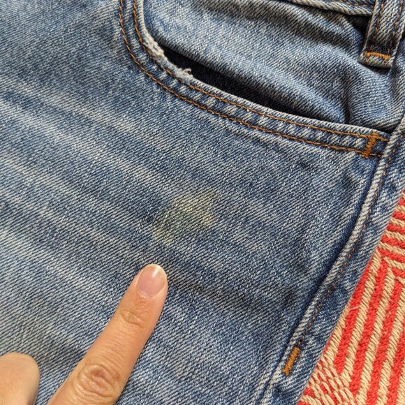 Mid Rise Levi's Flare Orange Tab Jeans - Picture 7 of 7